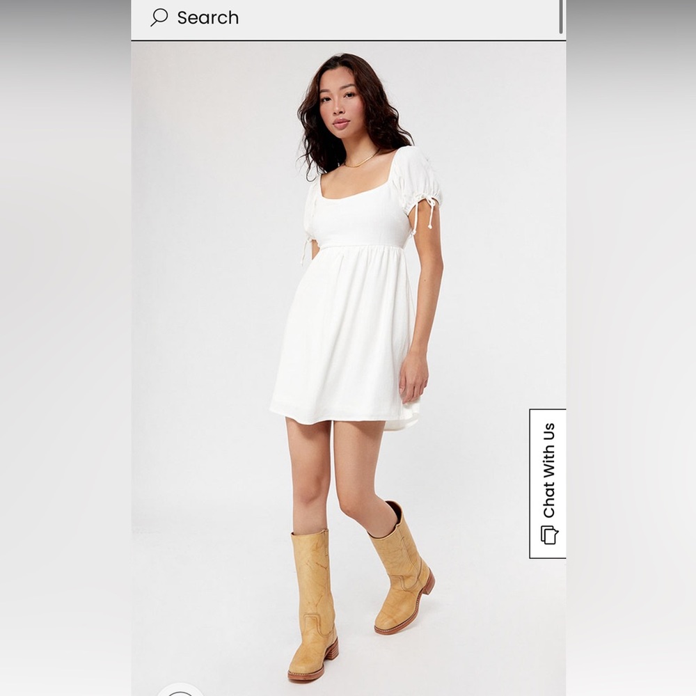 LA Hearts Open Back Babydoll Dress.